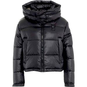 Blauer, Dames, Jassen, Zwart, Maat: M Polyamide,