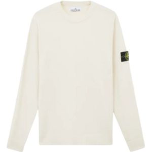 Stone Island, Heren, Truien, Beige, Maat: XL Wol,