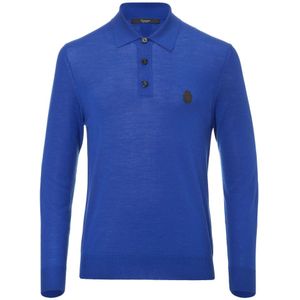 Billionaire, Heren, Truien, Blauw, Maat: XS Wol,