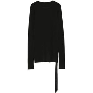 Rick Owens, Dames, Tops, Zwart, Maat: M Katoen,
