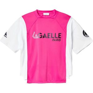Gaëlle Paris, Dames, Tops, Roze, Maat: S Poliester,