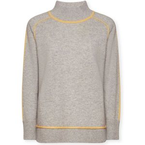 Elena Mirò, Dames, Truien, Grijs, Maat: XS Wol,