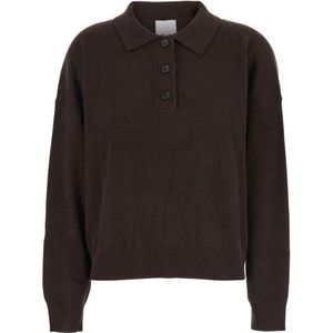 Allude, Dames, Truien, Bruin, Maat: XS Wol,