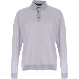 Kiton, Heren, Tops, Blauw, Maat: 3XL Wol,