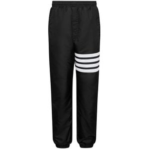 Thom Browne, Heren, Broeken, Zwart, Maat: M Polyamide,