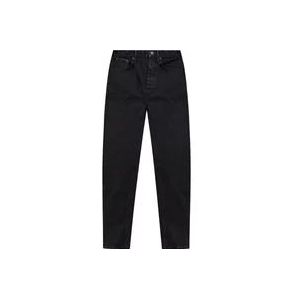 Balenciaga Zwarte Straight Leg Jeans , Black , Heren , Maat: W30