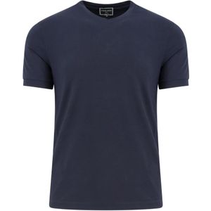 Giorgio Armani, Heren, Tops, Blauw, Maat: M Viscose,