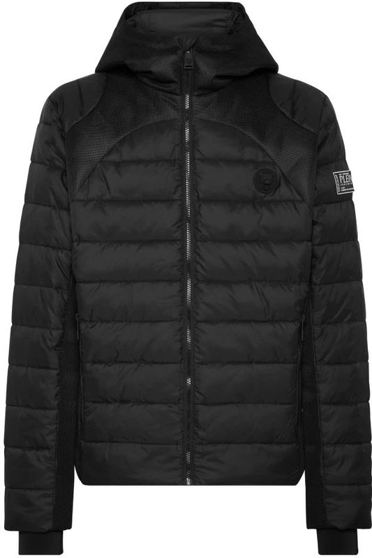 Plein Sport, Heren, Jassen, Zwart, Maat: XS Nylon,