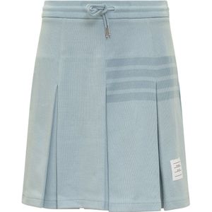 Thom Browne, Dames, Rokken, Blauw, Maat: 3XS Katoen,