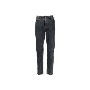 Balmain Zwarte Rechte jeans voor Heren , Black , Heren , Maat: W30