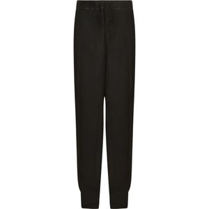 Maison Margiela, Dames, Broeken, Zwart, Maat: XS