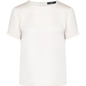 Weekend Max Mara - Overhemden - Wit - Polyester - Satin Details Knopen Trui