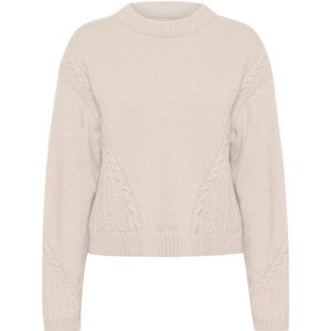 Part Two, Dames, Truien, Beige, Maat: XL Wol,