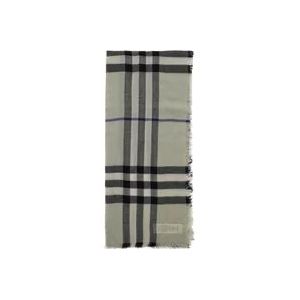 Burberry Winter Scarves , Gray , unisex , Maat: ONE Size
