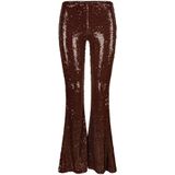 Nicowa - Ewino - Broek - Bruin - Licht Uitlopende Silhouet