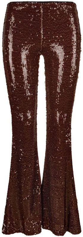 Nicowa - Ewino - Broek - Bruin - Licht Uitlopende Silhouet