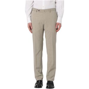PT Torino, Heren, Broeken, Beige, Maat: 2XL Wol,