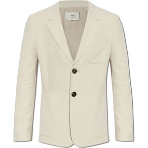 Ami Paris, Heren, Jassen, Beige, Maat: M Katoen,