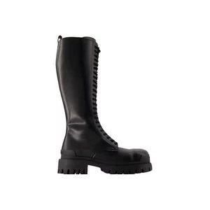 Balenciaga L20 Laarzen - Leer - Zwart , Black , Dames , Maat: 38 EU