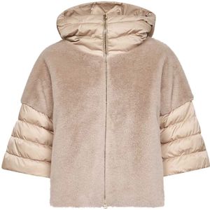 Herno, Dames, Jassen, Bruin, Maat: L Satijn,