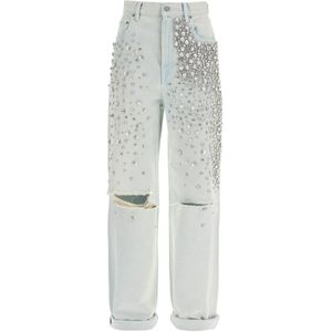 Golden Goose, Dames, Jeans, Blauw, Maat: W27 Katoen,