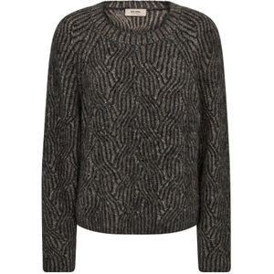 MOS Mosh, Dames, Truien, Bruin, Maat: XL