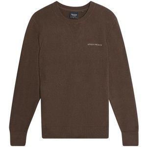 Lyle & Scott, Heren, Truien, Bruin, Maat: XS