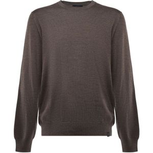 Fay, Heren, Truien, Bruin, Maat: 2XL Wol,