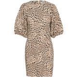 SOAKED IN LUXURY - SLZazu Dolore - Jurk - Beige / Zwart - Dierenprint