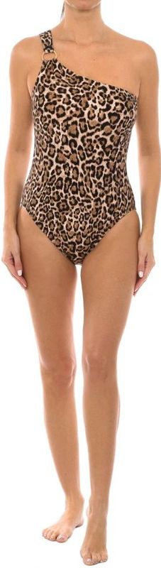 Michael Kors - Logo Ring One-Piece - Damesbadpak - Gedurfde Dierenprint