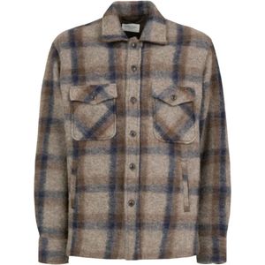 Tintoria Mattei 954, Heren, Overhemden, Veelkleurig, Maat: XL Wol,