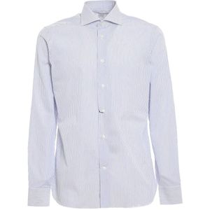 Borriello Napoli, Heren, Overhemden, Wit, Maat: 5XL Katoen,