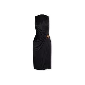 Versace Gedrapeerde jurk , Black , Dames , Maat: S
