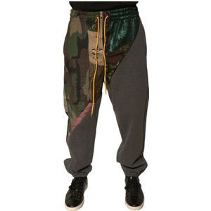 Dolce & Gabbana, Heren, Broeken, Veelkleurig, Maat: M Katoen,