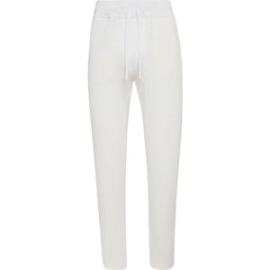 Kiton, Heren, Broeken, Wit, Maat: S Kasjmier,