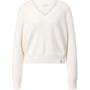 Victoria Beckham, Dames, Truien, Wit, Maat: L Katoen,