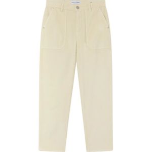 Pinko, Dames, Broeken, Beige, Maat: W26 Velours,