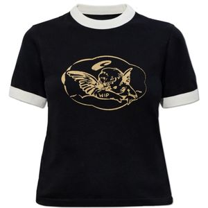 Carhartt Wip, Dames, Tops, Zwart, Maat: XS Katoen,