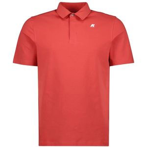 K-Way, Heren, Tops, Rood, Maat: L Katoen,