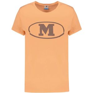 M Missoni, Dames, Tops, Oranje, Maat: S Katoen,