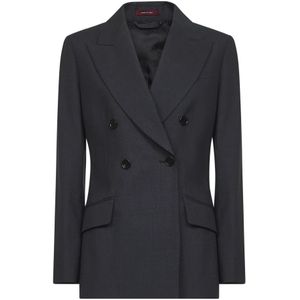 Gucci, Dames, Jassen, Grijs, Maat: S Wol,