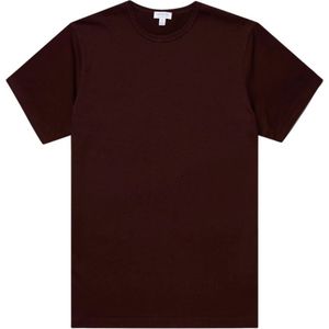 Sunspel, Heren, Tops, Bruin, Maat: L Katoen,