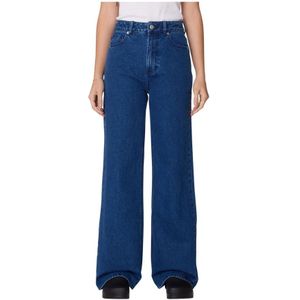 Obey, Dames, Jeans, Blauw, Maat: W25 Denim,