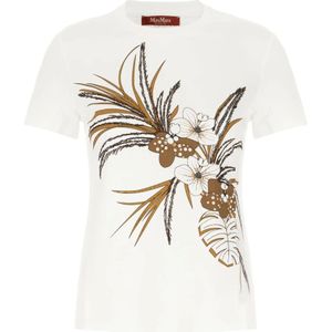 Max Mara Studio, Dames, Tops, Veelkleurig, Maat: M Katoen,