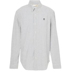 Timberland, Heren, Overhemden, Blauw, Maat: XL