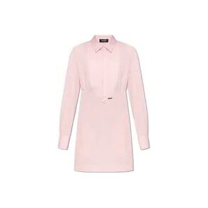 Dsquared2 Overhemdjurk , Pink , Dames , Maat: XS