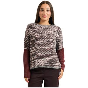 Manila Grace, Dames, Truien, Veelkleurig, Maat: M Wol,