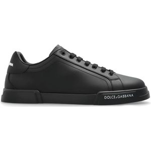 Dolce & Gabbana - Sneakers - Zwart - Kalfsleer