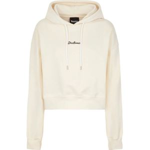 Disclaimer, Dames, Sweatshirts & Hoodies, Beige, Maat: S Katoen,