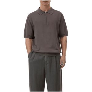 Closed, Heren, Tops, Grijs, Maat: M Katoen,